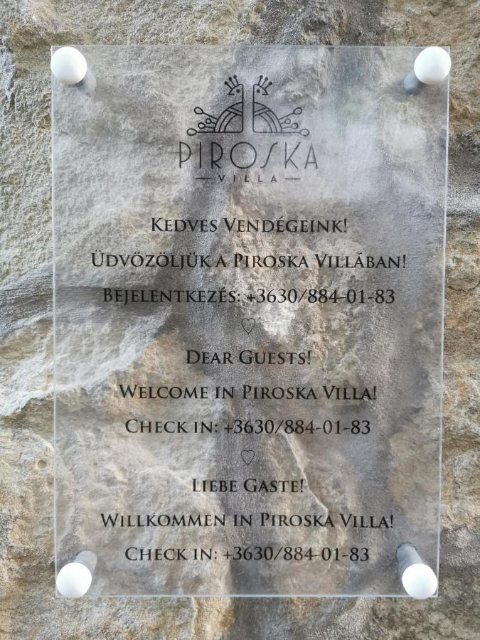 Piroska Villa Heviz Exterior photo